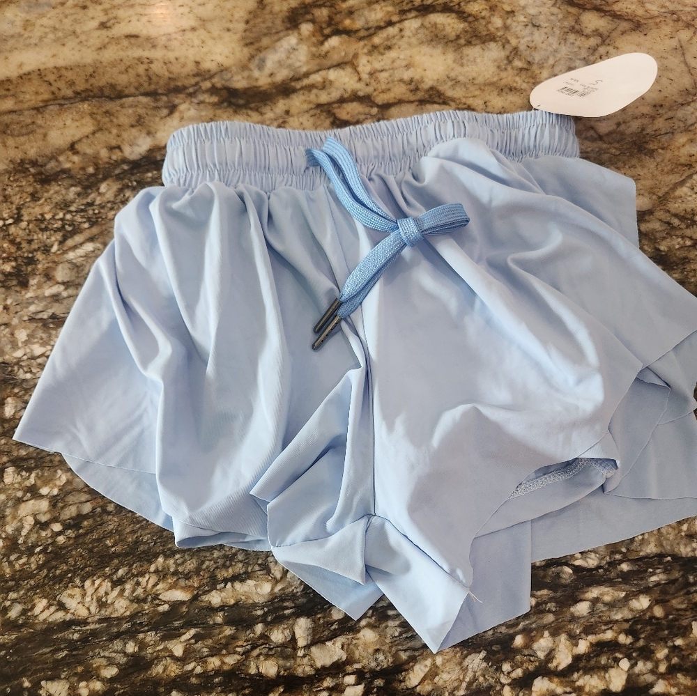 Sky Blue Kids Shorts
